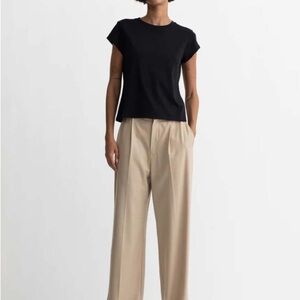 MARIA MCMANUS Black cap sleeve T-Shirt